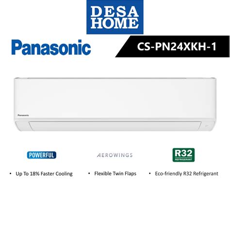 Free Delivery Panasonic Cs Pn24xkh 1 25hp R32 Non Inverter Air Cond