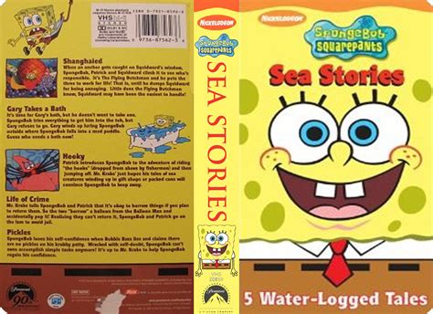 Nickelodeon S Spongebob Squarepants Sea Stories Vhs Spongebob