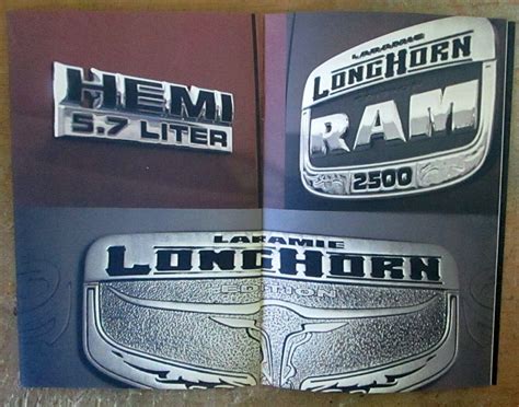 2011 Dodge Ram Laramie Longhorn Pickup Truck Original Color Brochure Ebay