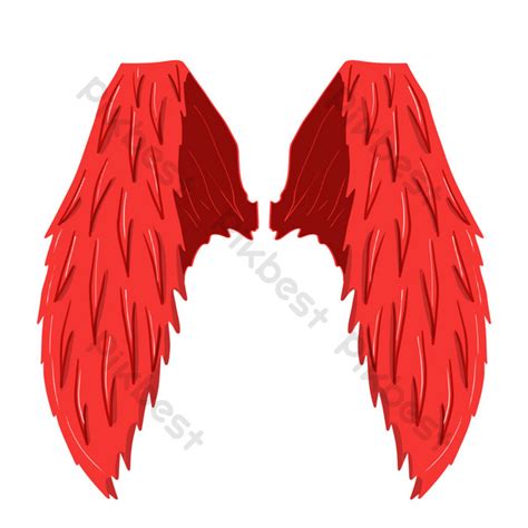 Red Demon Wings Illustration PNG Images | PSD Free Download - Pikbest