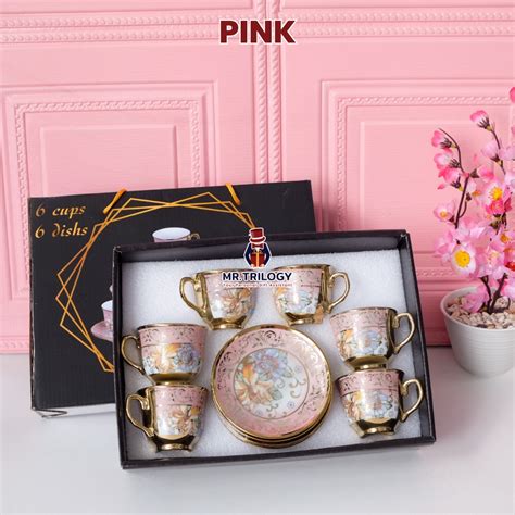 Jual Cangkir Teko Pot Set Keramik In Hampers Souvenir Mewah Gelas Teh