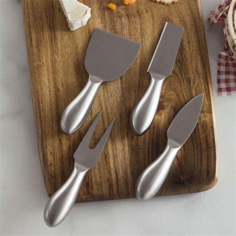 Ksp Gleam Mini Cheese Knife Combo Set Of 4 Stainless Steel