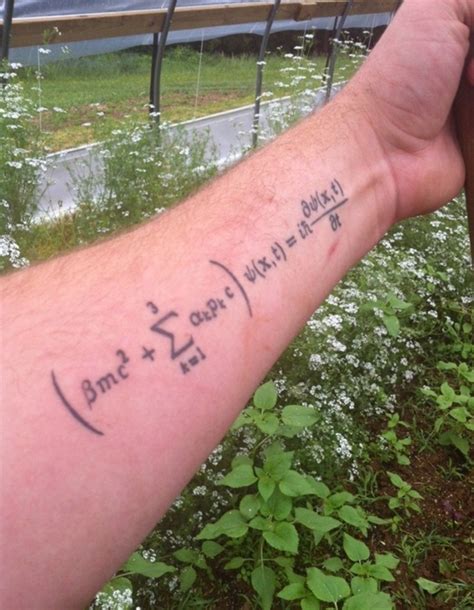 25 Geeky Math Tattoos For Geekers 14 Science Tattoos Physics Tattoos