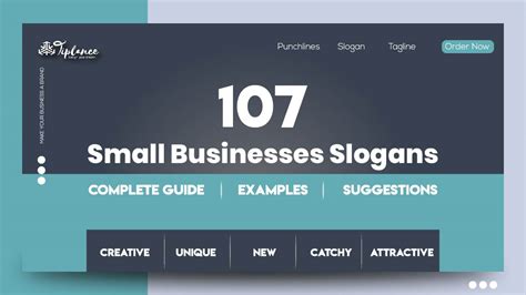 Slogan Ideas For Small Businesses - Tiplance