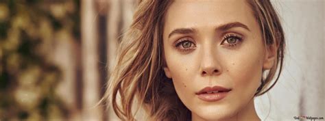 Beautiful Brunette Elizabeth Olsen American Actress K Wallpaper