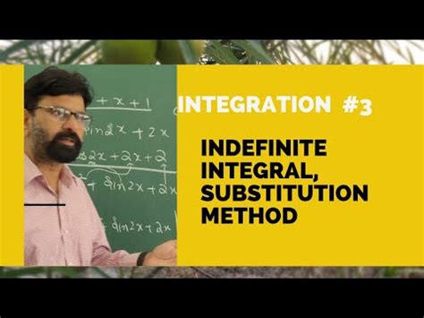 Integration By Substitution Lecture Diploma Mathematics