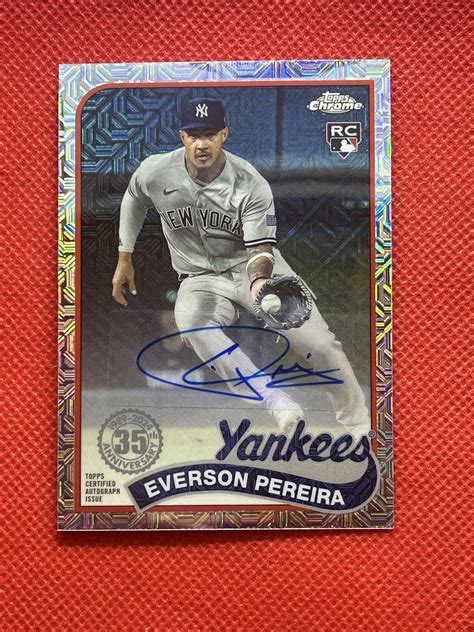 2024 Topps Silver Pack Everson Pereira Rookie Auto 199 EBay