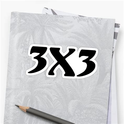 3x3 Stickers By Pagangal Redbubble