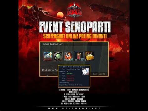 Live Rf Chaos Event Senoparti Sung Be Login Youtube