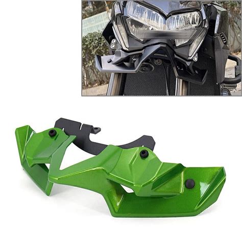 Naked Front Spoiler Wing Aerodynamic Rear Spoiler Green For Kawasaki Z Picclick Uk