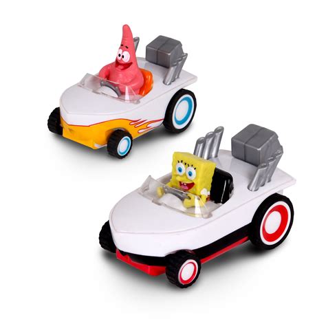 Spongebob Patrick Hot Rod Boat Pull Back Pk