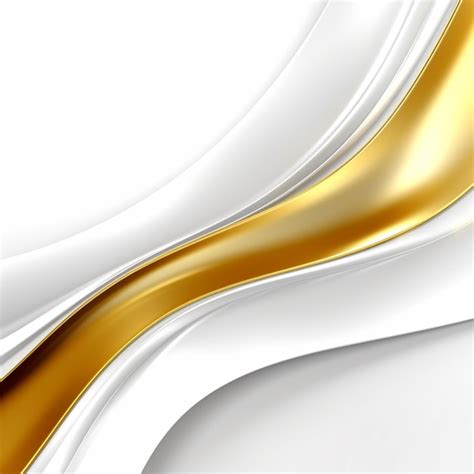 Fondo Abstracto De Oro Y Plata Con Un Fondo Blanco Foto Premium