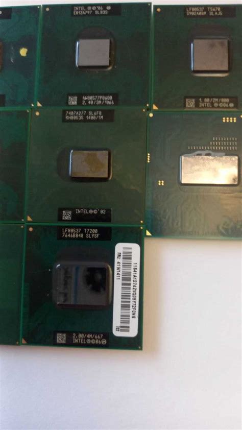 Процессоры для ноутбука Intel i7,i5, Pentium, Celeron, Core 2 Duo: 50 ...