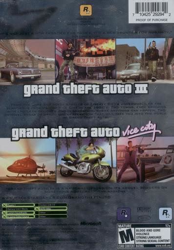 Grand Theft Auto Double Pack Prices Xbox | Compare Loose, CIB & New Prices