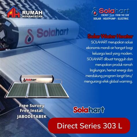 Jual Solar Water Heater Solahart 303L Pemanas Air Tenaga Surya 303 L