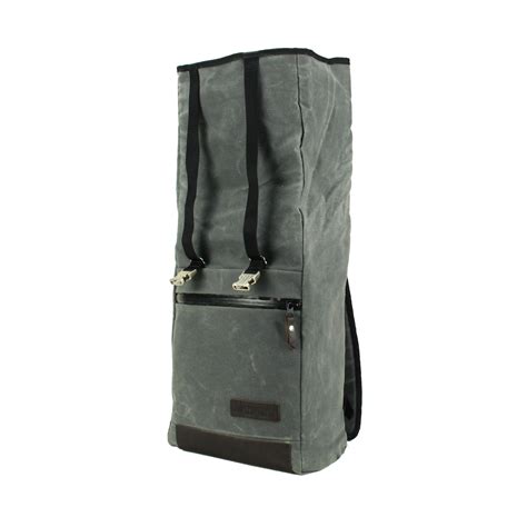 Waxed Canvas Roll Top Backpack - Rugged Material - Touch of Modern