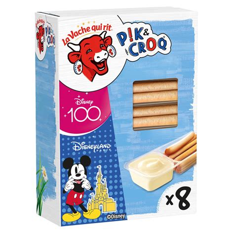 Fromage Enfant Goûter Pik Croq LA VACHE QUI RIT la boite de 8