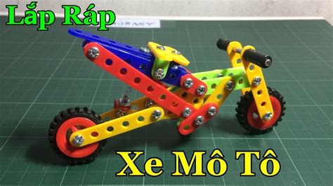 Hướng dẫn lắp ráp mô hình Xe Mô Tô 2 Bánh cực đẹp How To Assemble A