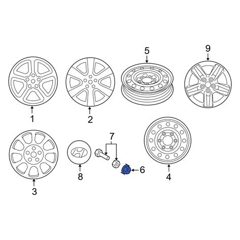 Hyundai OE 529503Y000 - Wheel Lug Nut
