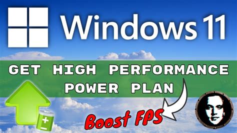 How To Turn On High Performance Power Plan On Windows 11 YouTube