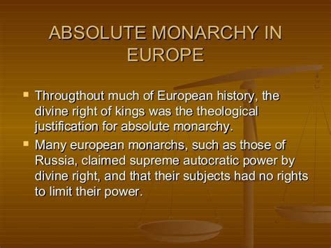 Absolute monarchy