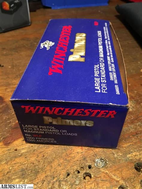 Armslist For Sale K Winchester Large Pistol Primers