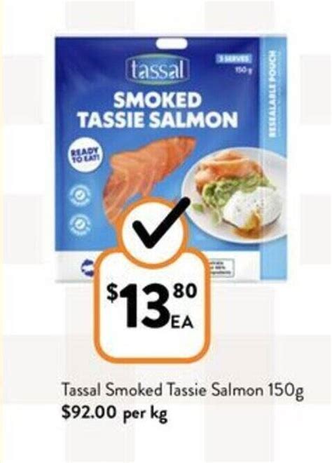 Tassal Smoked Tassie Salmon 150g Offer At Foodworks