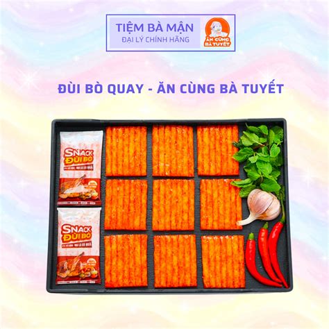 Đùi bò quay bà Tuyết làm từ bột mỳ, đồ ăn vặt ngon Ăn cùng bà Tuyết ...