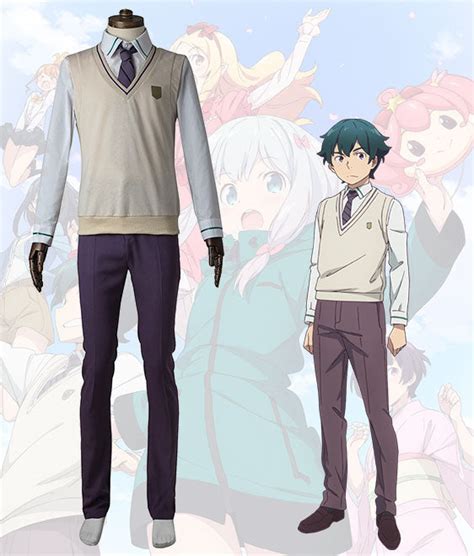 Eromanga Sensei Masamune Izumi School Uniform Cosplay Costume Ycosplay