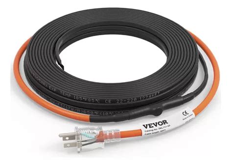 Vevor Cable De Calefacción Para Tuberías Autorregulable 60ft