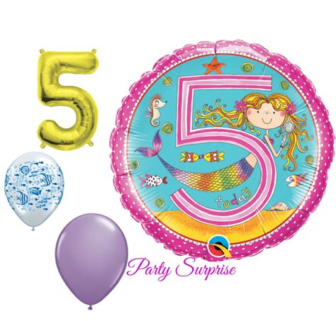 5 Year Old Birthday Balloons 5th Birthday Party Balloons | Etsy