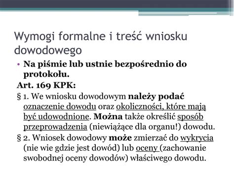 Dowody Ppt Pobierz