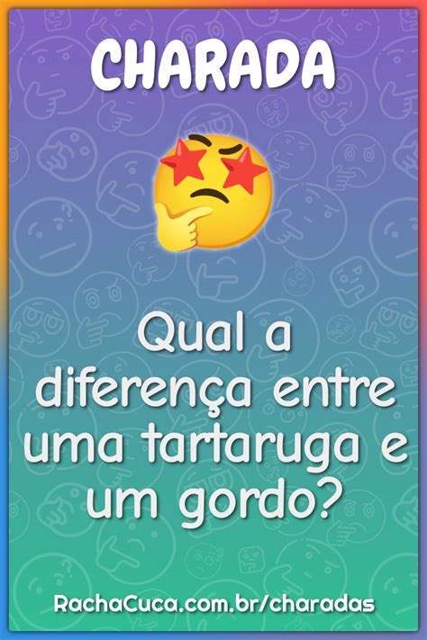 Qual a diferença entre o tatu e a baiana Charada e Resposta Racha Cuca