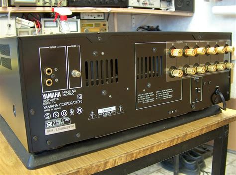 Yamaha Mx 1000 Power Amplifier Audiobaza