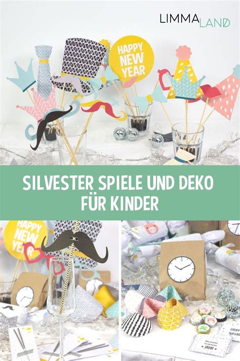 Silvesterparty Bastelset Pdf Silvester Feiern Silvester Mit