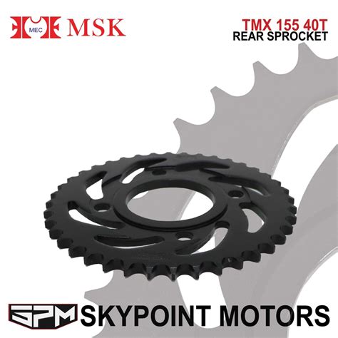 MSK REAR SPROCKET TMX 155 40T 9707 011 Shopee Philippines