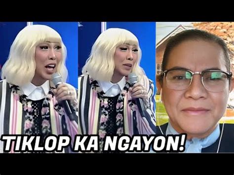 Bastusan Na Vice Ganda Sunod Sunod Na Binanatan Si Cristy Fermin Sa It