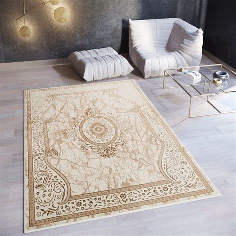 Tapiso Ares Vloerkleed Bruin Modern Laagpolig Woonkamer Oriental Tapijt