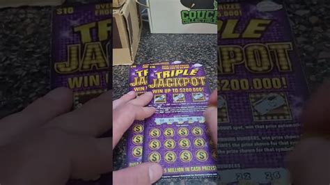 Triple Jackpot Scratch Off Lotto Tickets Youtube