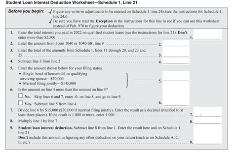 Irs Schedule 1 Instructions Additional Income And Agi Adjustments