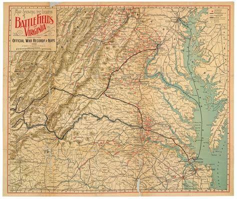 Civil War Battlefields West Virginia Map