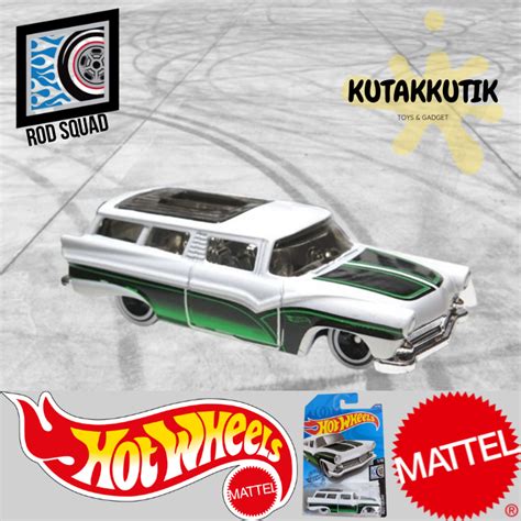 Hot Wheels Mobil Klasik Wagon Crate Putih Lis Hijau Hitam Rod Squad Lazada Indonesia