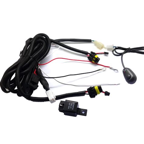 Car Fog Lamp Universal Switch and Wire Kits for Buying Angel Eyes Fog Lights-in Car Light ...