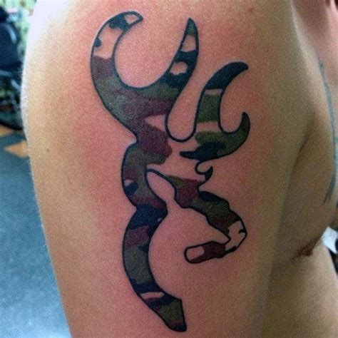 40 Browning Tattoos For Men - Deer Ink Design Ideas