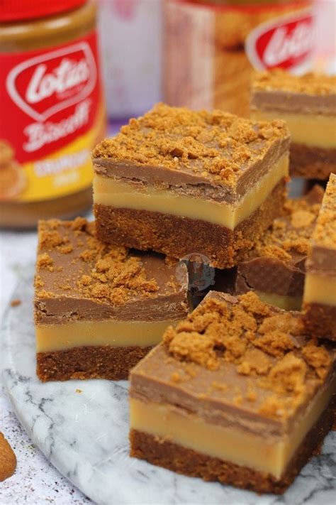 Biscoff Millionaires Traybake Janes Patisserie Cake Recipes