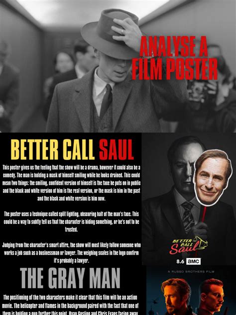 Analyse A Film Poster | PDF