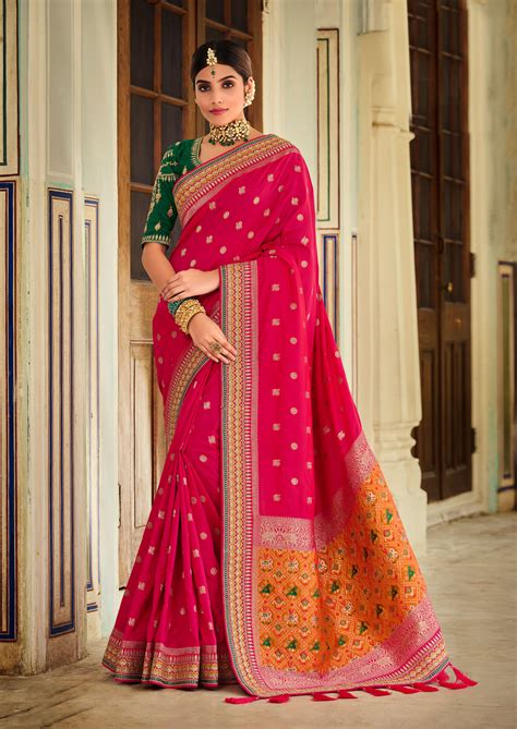 Engagement Wear Traditional Weaving Saree Atelier Yuwa Ciao Jp