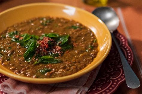 Sopa De Lentilha Na Press O Espinafre Panelinha