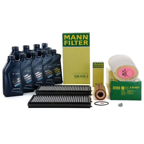 MANN FILTER Inspektionskit BMW Motoröl PKT572W229