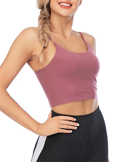 Lelinta Seamless Short Camisoles Pad For Women Cami Tank Tops For Women